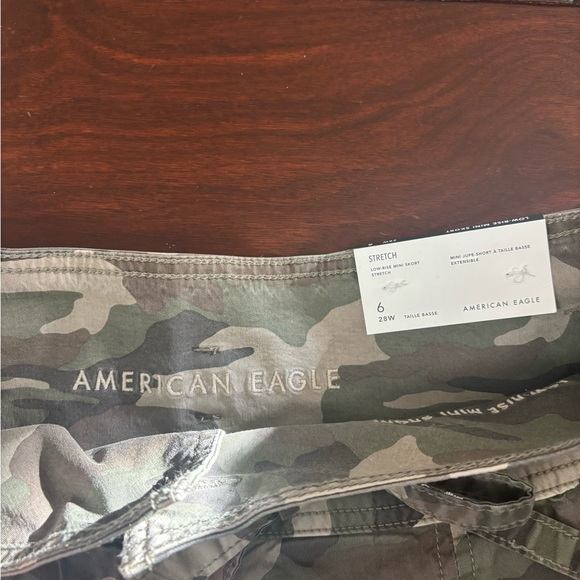 American Eagle Camouflage Pleated Mini Skort - Picture 3 of 3